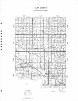 County Map, Clay County 1968